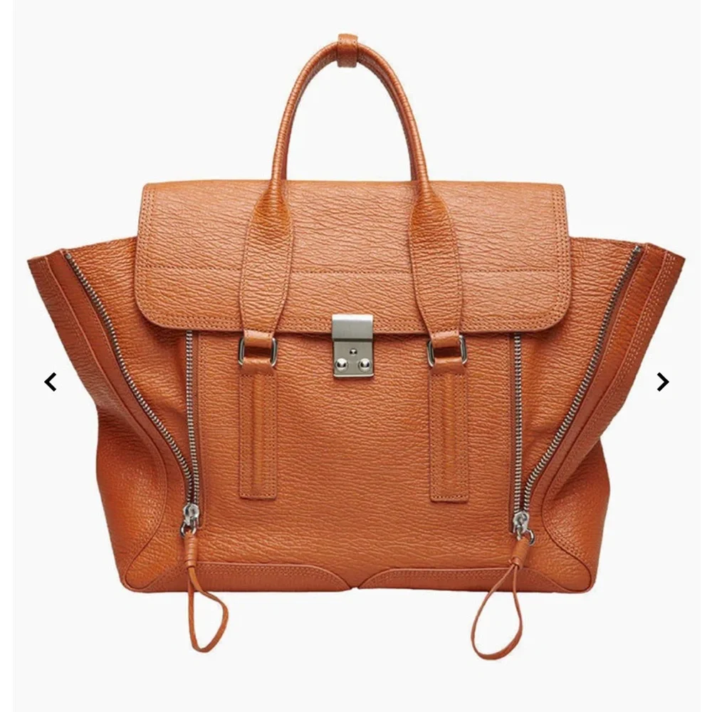 NWT 3.1 Phillip Lim Mandarin Pashli Large Satchel - Picture 3 of 9